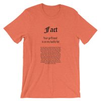 Fact buddy list : Unisex short sleeve t-shirt