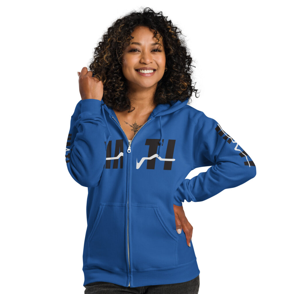 Haiti Will Survive: Unisex heavy blend zip hoodie
