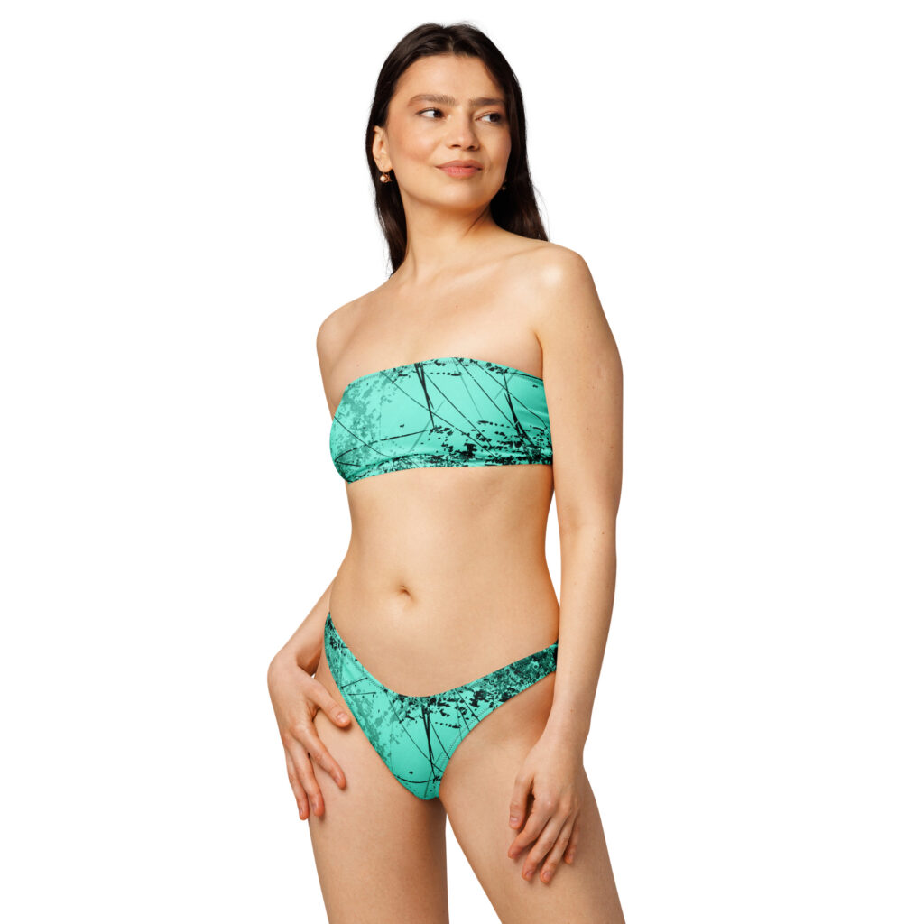Color Mood : Bandeau Bikini - Cyan