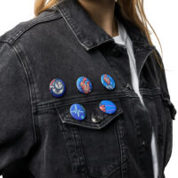 RN Set of pin buttons