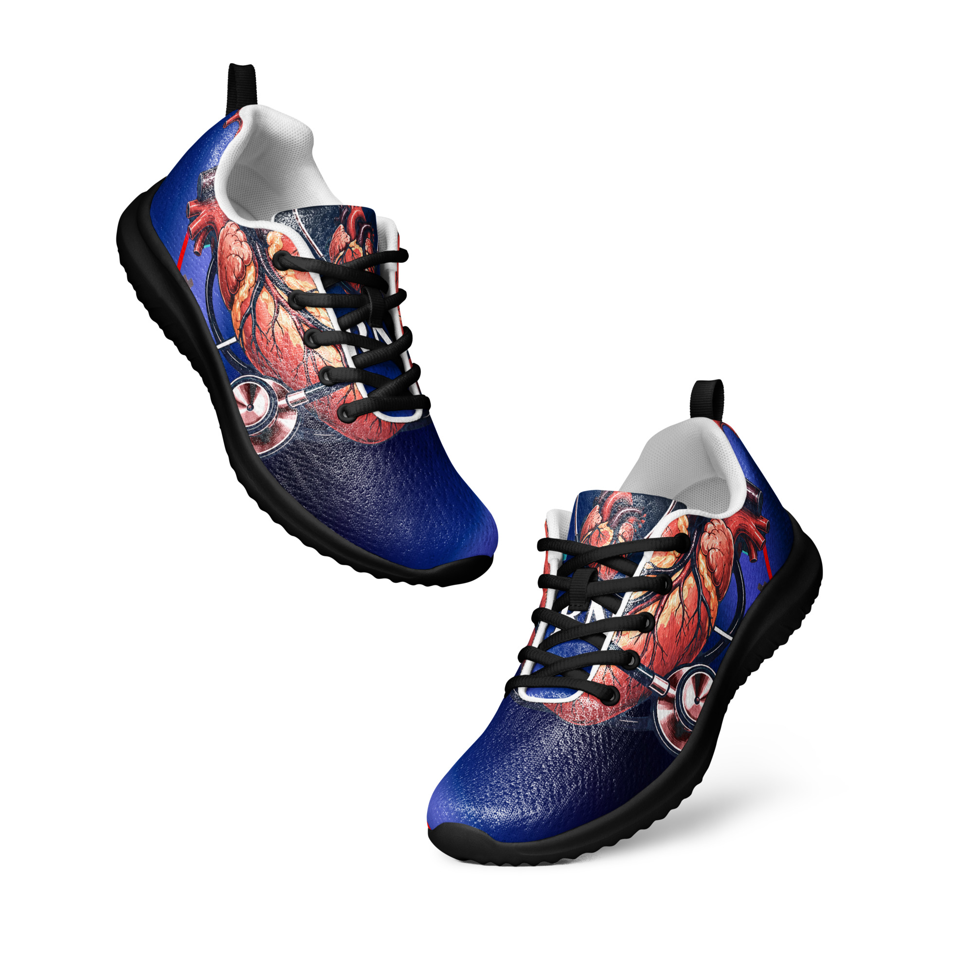 RN Women’s Athletic Shoes Navy - Image 2