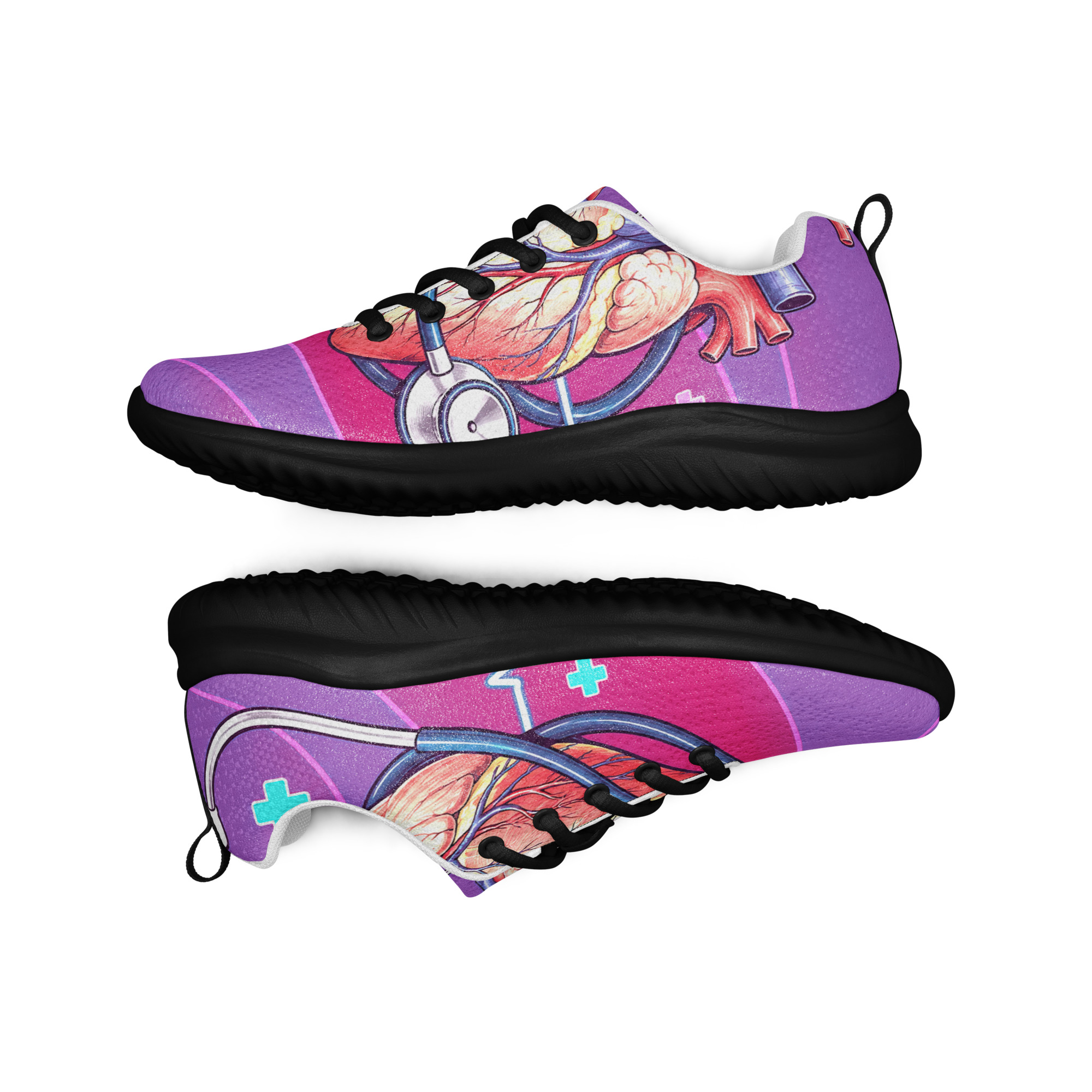 RN Women’s Athletic Shoes Purple - Image 3