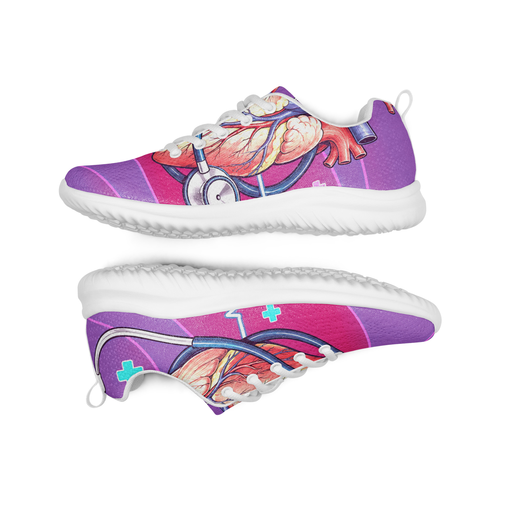 RN Women’s Athletic Shoes Purple - Image 2